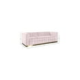thumbnail image 3 of Meridian Furniture Marlon Pink Velvet Sofa, 3 of 8