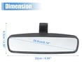thumbnail image 4 of Rear View Mirror Car Interior Inner Rearview Mirror Black for Mercedes-Benz Metris 2016-2020, 4 of 6