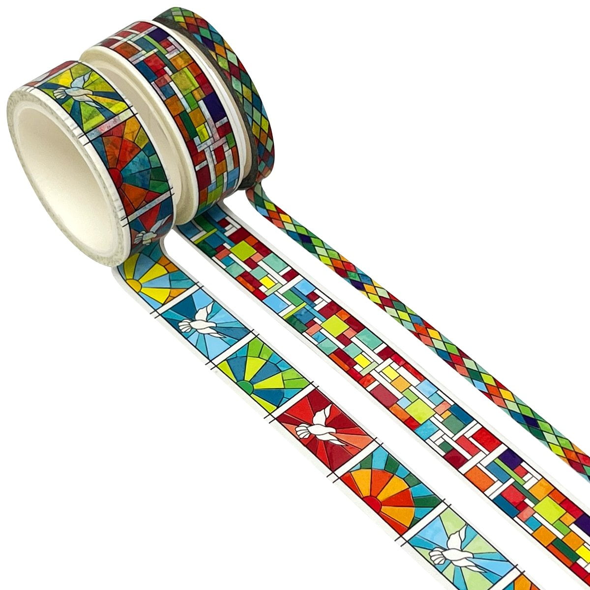 大人女性の allydrew Geometric Rolls (3 Set Tape Masking Washi テープ・結束具