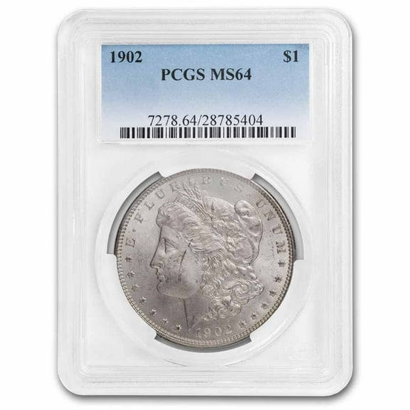 1902 Morgan Dollar MS-64 PCGS