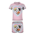 thumbnail image 5 of The Powerpuff Girls Boys 2-Piece Swimsuit Set Bathing Suit Short Sleeve Swimwear Sets with Swim Trunk 9-11Y(140cm), 5 of 7