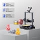 thumbnail image 5 of Filamento para impresora 3D ELEGOO Silk PLA, 1,75 mm, gris plateado, 1 kg, 5 of 7