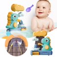 thumbnail image 2 of Juguete novedoso y divertido para niños Diseño de dinosaurio adorable Juguete para la piscina y el baño interior Niños a partir de 3 años Perfecto para el baño y la piscina, 2 of 8