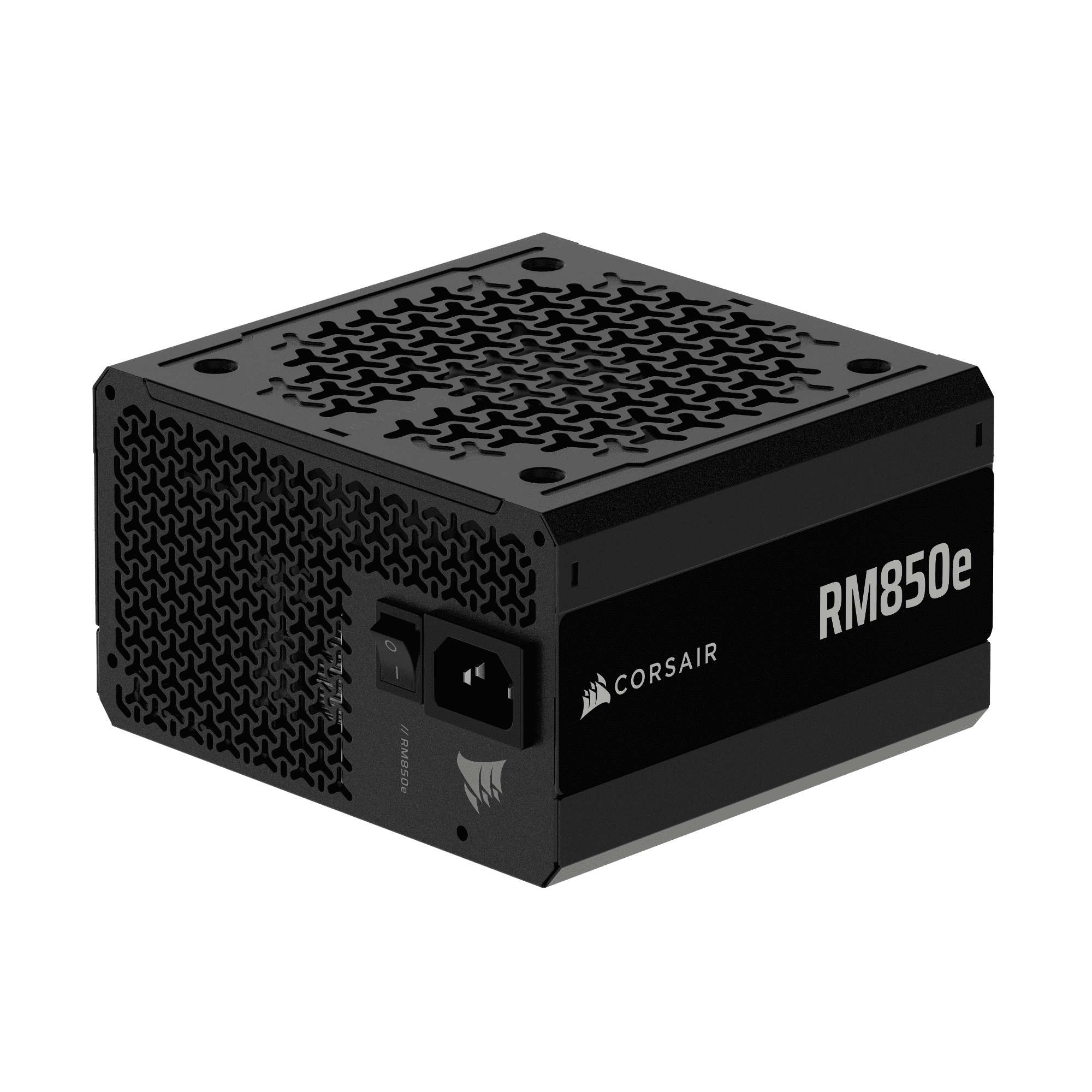 CORSAIR RM850e Fully Modular Low-Noise ATX Power Supply ATX 3.1 & PCIe 5.1 Compliant 105°C-Rated Capacitors Cybenetics Gold Efficiency