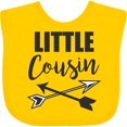 thumbnail image 3 of Inktastic Little Cousin with Arrows Boys or Girls Baby Bib, 3 of 4