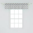 thumbnail image 2 of Ambesonne Geometric Window Valance, Retro Style Circles Dots, 54" X 12", Multicolor, 2 of 3