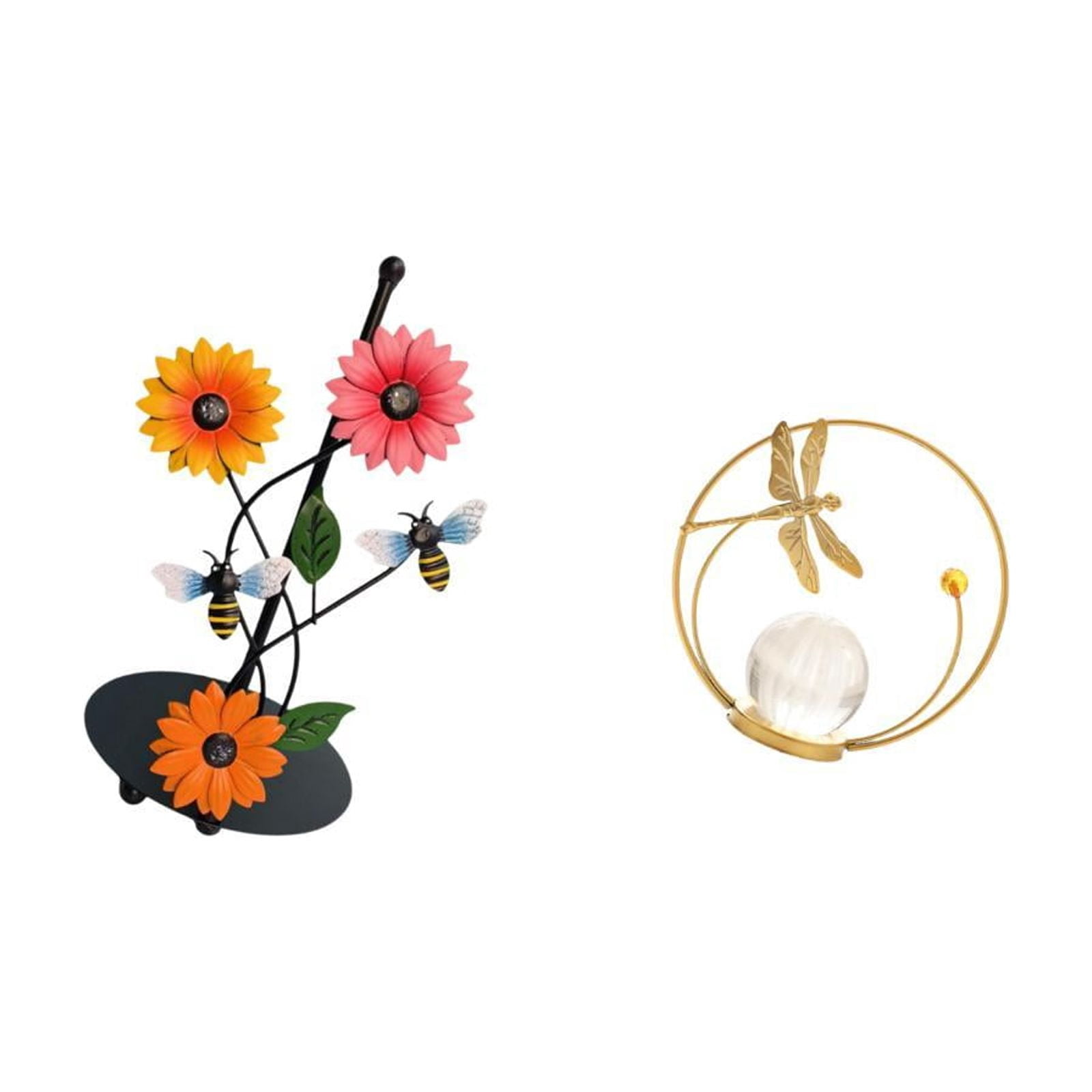 Fiocias Radiant Crystal Ball Paper Towel Holder Dispenser Non Slip Vertical Tissue Rack Metal Figurine Desk Ornament Statue Stand for Home Hallway F