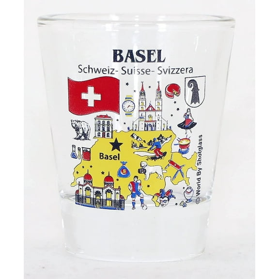Basel Switzerland Great Swiss Cities Collection Shot Glass