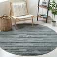 thumbnail image 2 of SAFAVIEH Vermont Zavanna Striped Area Rug, Grey/Ivory, 6' x 6' Round, 2 of 8