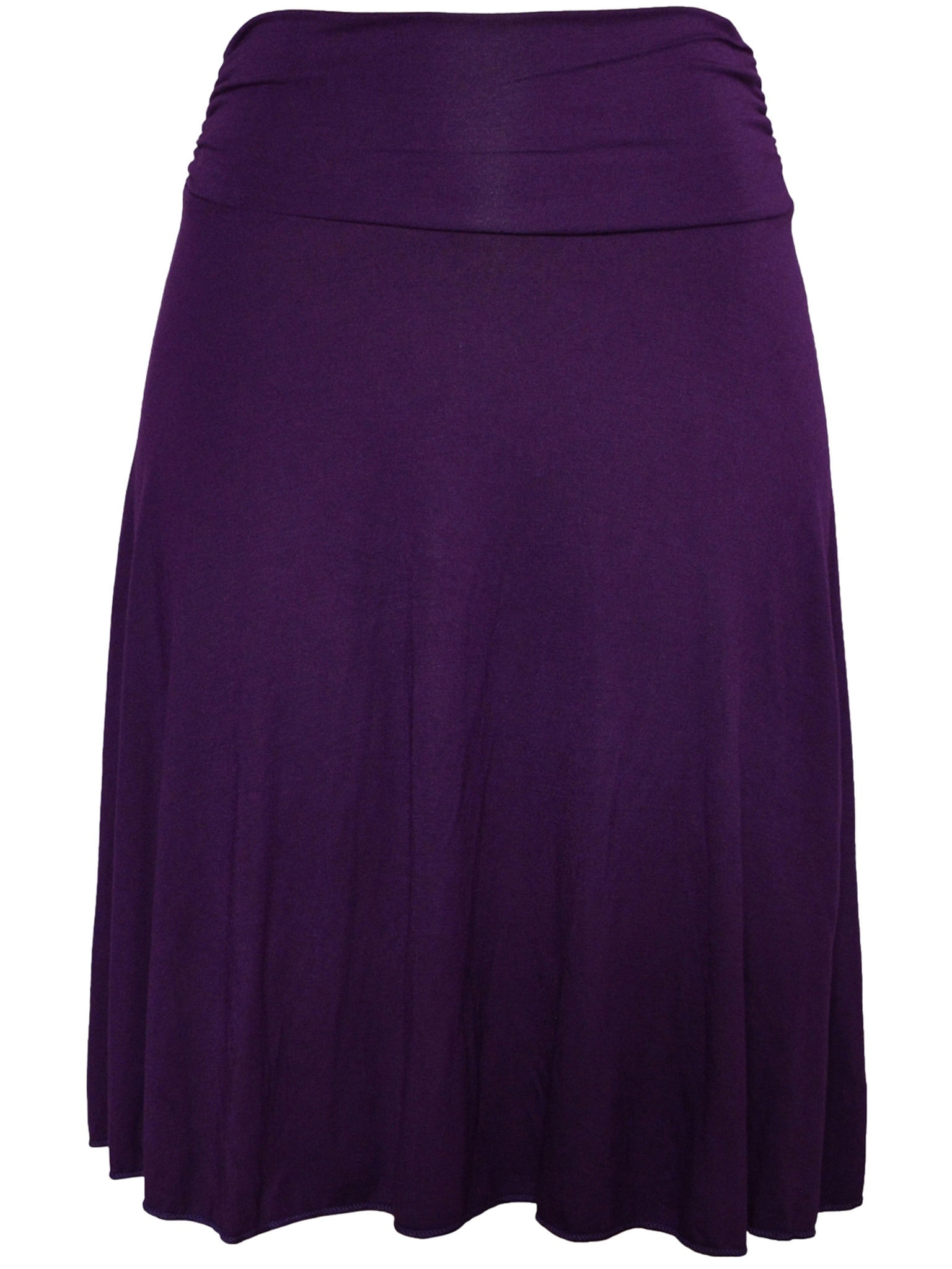 long purple skirt plus size