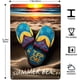 thumbnail image 3 of Letrero de hojalata de playa de verano de 8 x 12 pulgadas, zapatillas de playa, decoración de pared retro, letrero de metal, pieza decorativa para el hogar, habitación, bar, tienda, póster de metal., 3 of 8