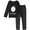 Black-sheep, variant on MyFav Women's Christmas Pajama Set Long-Sleeve Sleepwear Set Warm Cute Plus Size Loungewear with Adjustable Waistband,XS-3XL
