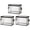 Z-007-3, variant on 1 Pack Large Clear Thick Plastic Storage Box with Hinged Lid, Heavy-Duty Durable High Capacity Organizer, Perfect for Home, Camping, Travel, Attic and Moving