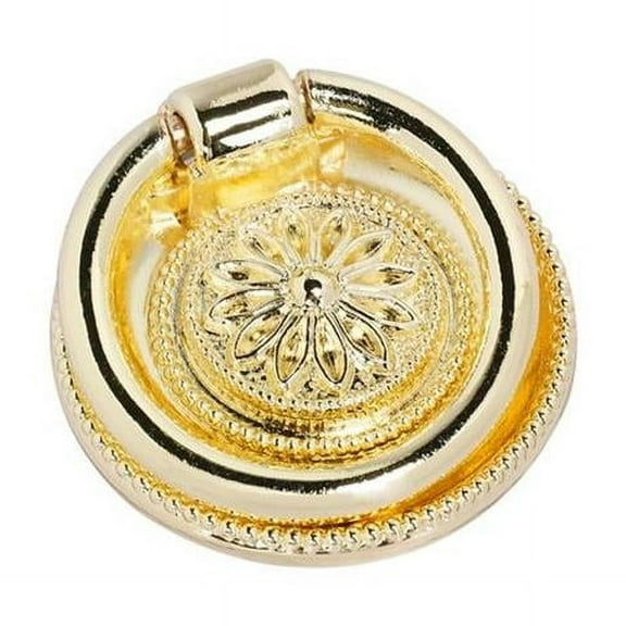 Utopia Alley HW279PLGD011 Medici Ring Pull  Polished Gold  1 5/8 inch Diameter