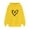 Yellow, variant on jsaierl Hoodies for Women Plus Size Heart Graphic Hoodies Sweatshirts Casual Pullover Trendy Long Sleeve Top Hoodie