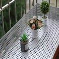 thumbnail image 4 of Metal Perforated Sheet,304 Stainless Steel Mesh Screen Metal Screen Panel,With Ties Gloves,Hole Diameter 10mm Metal Leak-Proof Window Pads,Easy To Install, 4 of 7