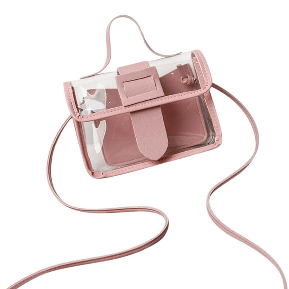 Clear Purses for Women & Men-PVC Messenger Handbag Transparent Crossbody Purse Bag for Concert Sports Events & Amusement