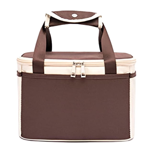 Bolsa térmica para comida, bolsa para entrega de comida, lonchera térmica, contenedor para comida café