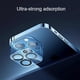 thumbnail image 4 of Ailun Paquete de 3 protectores de lente de cámara para iPhone 15 Pro 6.1" y iPhone 15 Pro Max 6.7", vidrio templado, dureza 9H, Ultra HD, antiarañazos, fácil de instalar, compatible con fundas [no afe, 4 of 4