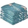 thumbnail image 4 of SKYSONIC 1 Pack Underwater World Marine Fish Blue Kitchen Towels Soft Absorbent Dish Towels Reusable Tea Towels Set 28 x 18 Inch, 4 of 7