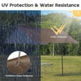 thumbnail image 4 of Yescom 10x10FT Camping Tent Tarp Hammock Rain Fly Waterproof Hiking Backpacking Shelter, 4 of 10
