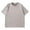 Gray, variant on ZCFZJW Mens Cotton T-Shirts Pure Color Summer Short Sleeve Round Neck Casual Baggy Tshirt Tops Regular Fit Trendy Oversized Basic Tee Shirt Green XXL