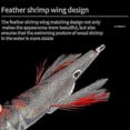 thumbnail image 3 of Luminous Wood Shrimp Squid Lures 5 Pcs 13cm 20g Bass Fishing Hooks, 3 of 5