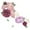 A, variant on ABODELINE Watercolor Peony Flowers Wall Decals Elegant Blossom Floral Stickers Clings Peel and Stick Film Silhouette Living Room Bedroom Home Door Mural Decor