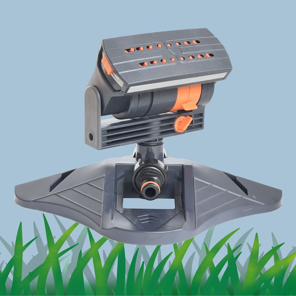 yaaqii Adjustable Wide Coverage 16-Hole Lawn Sprinkler for Outdoor Yard Garden