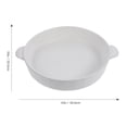 thumbnail image 2 of Miangastore Plat de Cuisson Rôtissoire Plat de Cuisson Rond Vaisselle de Cuisson en Céramique Plat de Cuisson à Double Poignée, 2 of 9