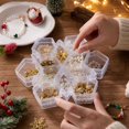 thumbnail image 3 of Clear Plastic Storage Box with Dividers for Christmas Ornaments, Beads, and Holiday Crafts, Desktop Organizer for Tiny Toys and DIY Jewelry Supplies, 3 of 4