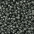 thumbnail image 3 of 10gs MIYUKI Round Rocailles Beads Japanese Seed Beads 11/0 (RR1087) Galvanized Green Steel 2x1.3mm Hole: 0.8mm about 1111pcs/10g, 3 of 5