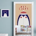 thumbnail image 2 of 1 unidad Dividir Cortinas en Pared Japonés de Navidad Hotel Pingüino Beige L, 2 of 9