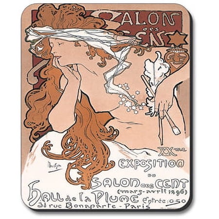 Art Plates Mouse Pad - Mucha: Salon price history on PriceWatchPro