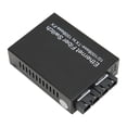 thumbnail image 4 of Fiber Media Converter Tx1310nm SC Dual Fiber Single Mode 100Mbps Fiber Optic Transceiver Up to 25km RJ45 Port 100‑240V US Plug, 4 of 14