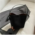 thumbnail image 3 of SPEKSEE Women Chocolate Brown Suede Bucket Bag Slouchy Crossbody Shoulder Purse Stylish Suede Handbag for Everyday & Casual Wear, 3 of 7