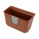 thumbnail image 1 of Bote de basura para automóvil Unique Bargains, plástico, cuadrado, para respaldo de asiento, naranja y negro, 1 Pc, 1 of 6