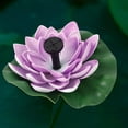 thumbnail image 4 of FONDOTIN Landscape Lotus Fountain Purple Pe Usb Charging For Gardens 1 Set, 4 of 5