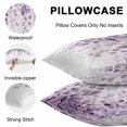 thumbnail image 5 of Lumbar Pillow Covers 20x12 Inch Set of 2, Purple Eucalyptus Waterproof Outdoor Pillow Covers, Spring Botanical Plant Aesthetic Decorative Cushion Pillowcases for Couch, Sofa, Bed, Garden, Patio, 5 of 9
