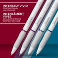 thumbnail image 4 of Sharpie S-Gel, Gel Pens, Pearl White Fashion Barrel, Medium Point (0.7 mm), Bold Jewel Ink Colours, 4 Count, 4 of 10