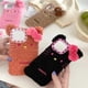 thumbnail image 4 of Sanrio-funda de teléfono de piel de felpa 3D para Iphone, carcasa a prueba de caídas con bonito lazo, Hello Kitty, temporada de otoño e invierno, 11, 12, 13, 14, 15 Pro Max, 4 of 5