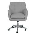 thumbnail image 4 of Serta Ashland Home office Chair Light Gray Memory Foam Chrome-Finished Base, 4 of 4
