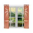 thumbnail image 3 of Mkhert Basketball Hoop Blackout Window Curtain Kitchen Curtain 26X39 Inch, 2 Panels, 3 of 3