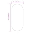thumbnail image 4 of vidaXL Wall Mirror Decorative Hanging Make up Vanity Mirror for Bathroom Oval, 4 of 51