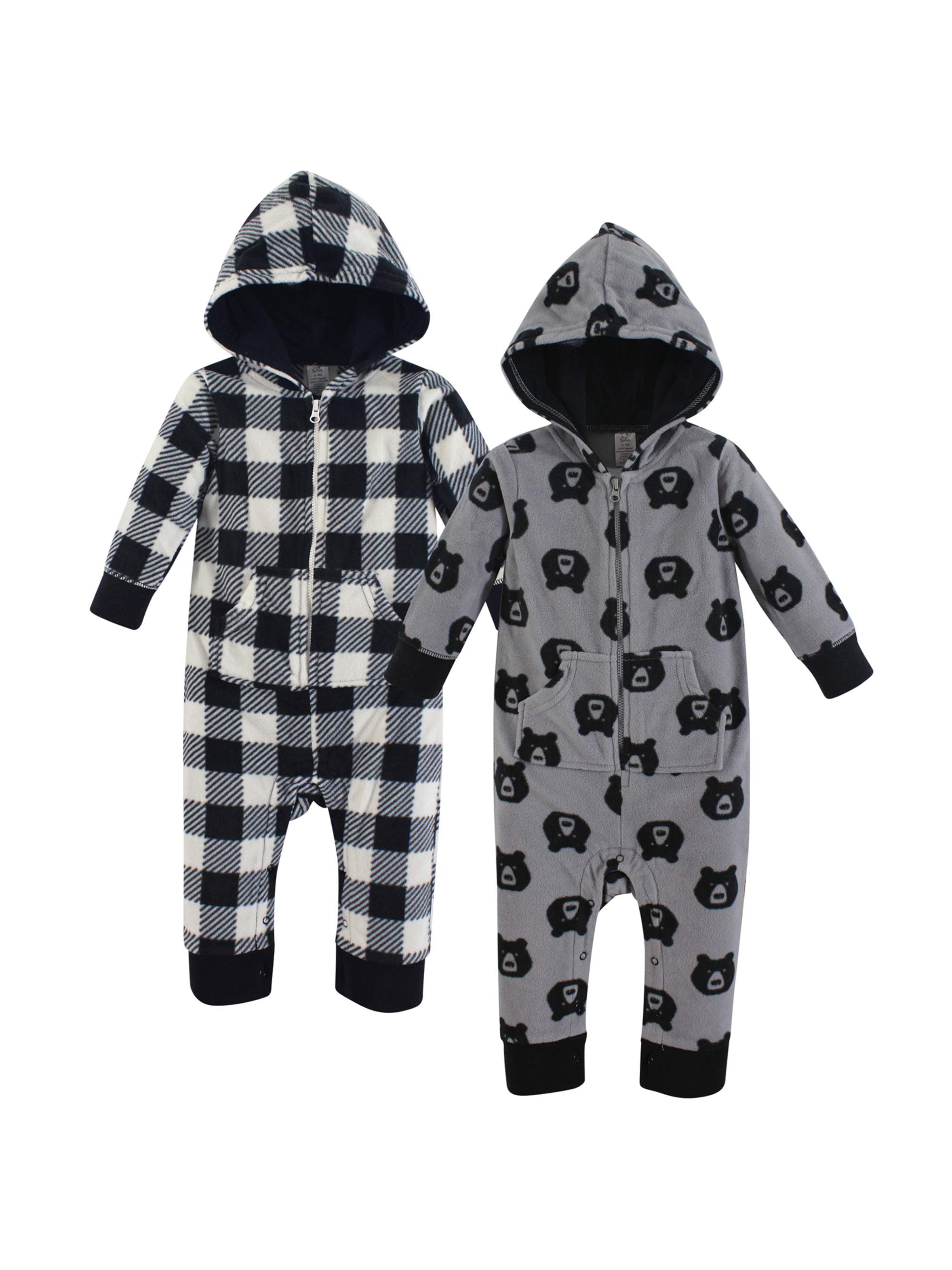 Yoga Sprout Yoga Sprout Baby Boy Fleece Jumpsuits and Coveralls, 2