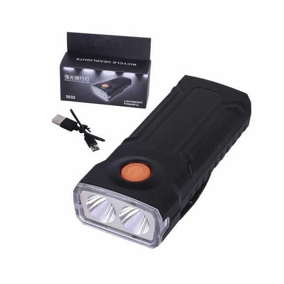 ABS Bicycle Lights with Adjustable Beam, Rechargeable Battery, and Multiple Modes for Night Riding