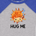 thumbnail image 4 of Inktastic Hug Me Cute Pufferfish with Bubbles Boys or Girls Baby Bodysuit, 4 of 5