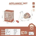 thumbnail image 2 of Children‘S Home Appliance Simulation Toys  Children‘S Kitchen Games  Coffee Machine  Blender  Bread Machine  Washing Machine  Vacuum Cleaner, 2 of 4
