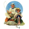 thumbnail image 7 of Marmont Hill "Catching the Big One" by Norman Rockwell Painting Print on Canvas, 7 of 7