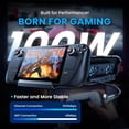 thumbnail image 5 of 2026 Latest Docking Station for Nintendo Switch 2 & Steam Deck OLED & ROG Ally X, Portable TV Dock Station with Dual Cooling Fan, 4K@60Hz 100W Charging Port, Gigabit Ethernet Fit and 5 USB Ports, 5 of 7